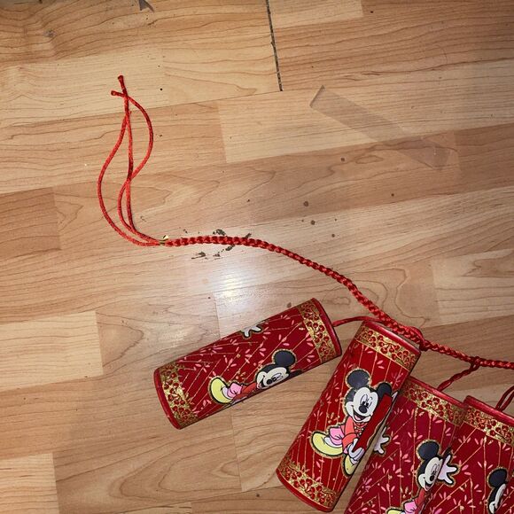 Disney Mickey Minnie Mouse Chinese Lunar New Year Firecracker Garland 18pc - Picture 2 of 7